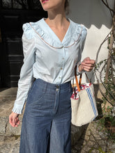 Load image into Gallery viewer, Amalia Blue Blouse