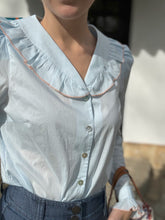 Load image into Gallery viewer, Amalia Blue Blouse